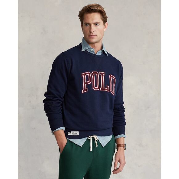 Polo by Ralph Lauren Other - Polo Ralph Lauren Mens Logo Fleece Sweatshirt Size 2X Navy Crew Neck Preppy NWT